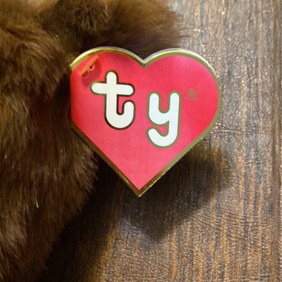 NWT VINTAGE 1990 Ty PJ Bear, Style 4500 - Picture 2 of 5